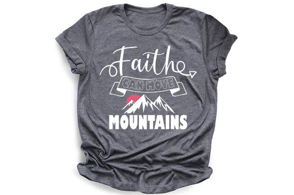 Christian Jesus Svg Design: Faith Can Graphics