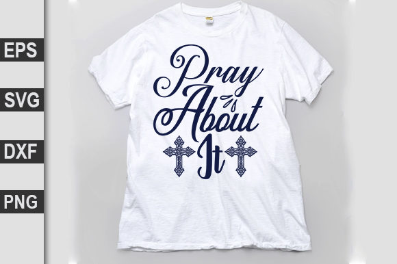 Christian Svg Design, Pray About It Graphics Review
