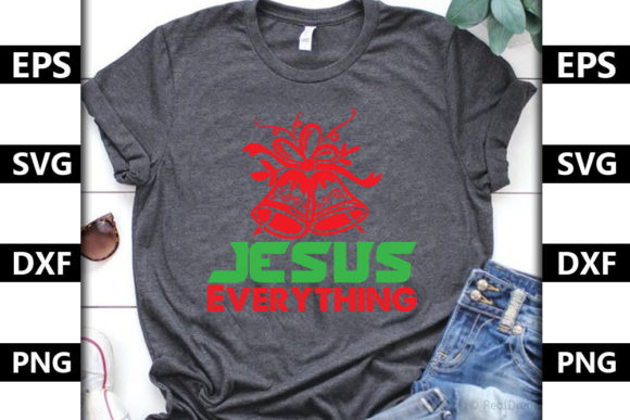 Christmas Quote SVG Design: Jesus Eve Graphics