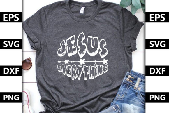 Christmas Quote SVG Design: Jesus Ever Graphics